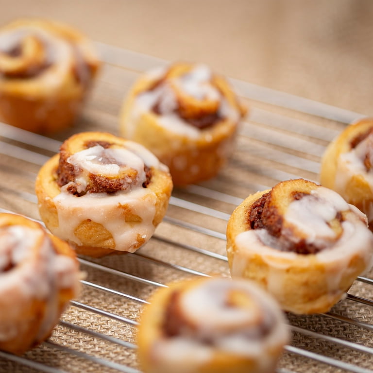 two-bite Mini Drizzled Cinnamon Rolls, 14.6 oz, 12 Count (Bakery
