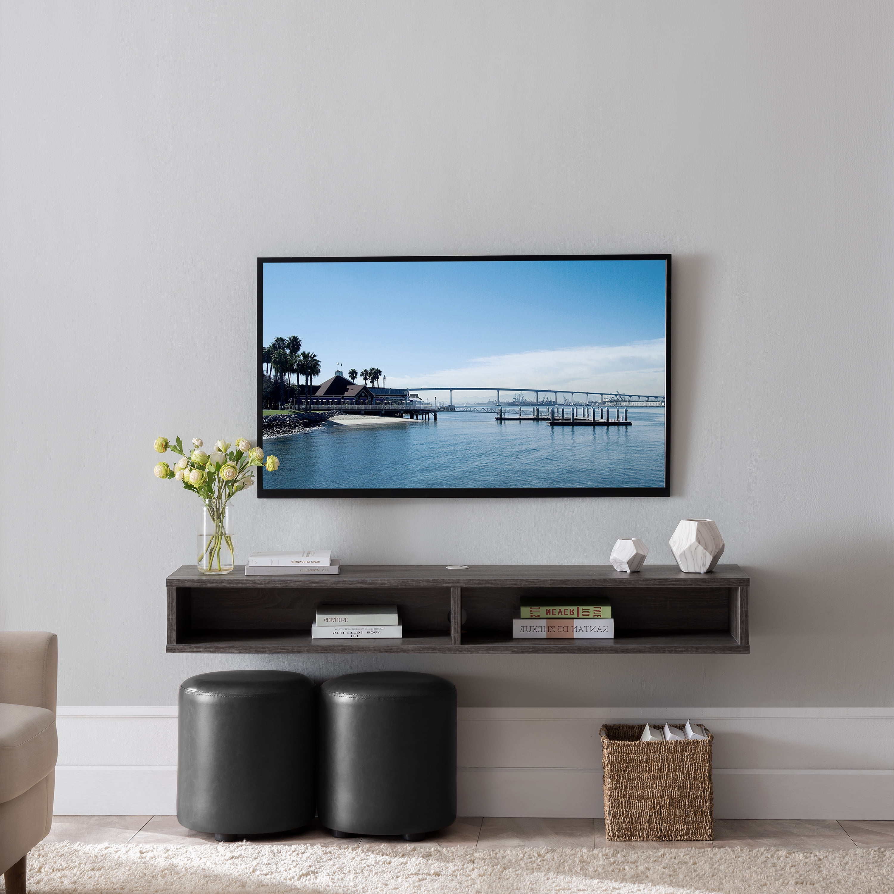 Minimalist Floating TV Stands For Modern Living Rooms