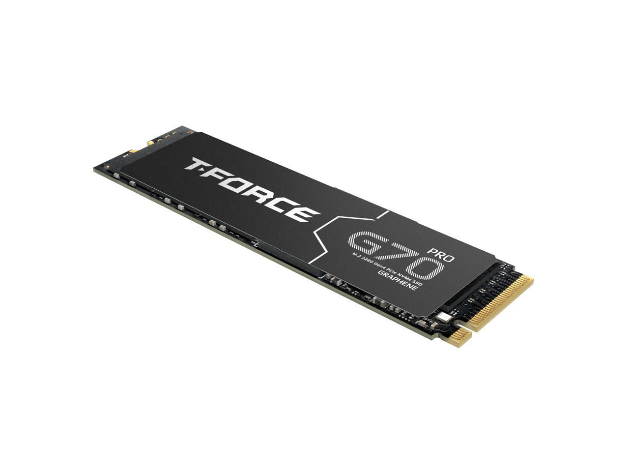 Team Group T-FORCE G70 PRO Graphene M.2 2280 4TB PCIe 4.0 x4 with NVMe 1.4 TLC Internal Solid State Drive (SSD) TM8FFH004T0C129