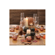 thumbnail image 4 of Portavela Cristal Candelabro Mesa Adorno Boda Decoración 6 pzs rosa, 4 of 5