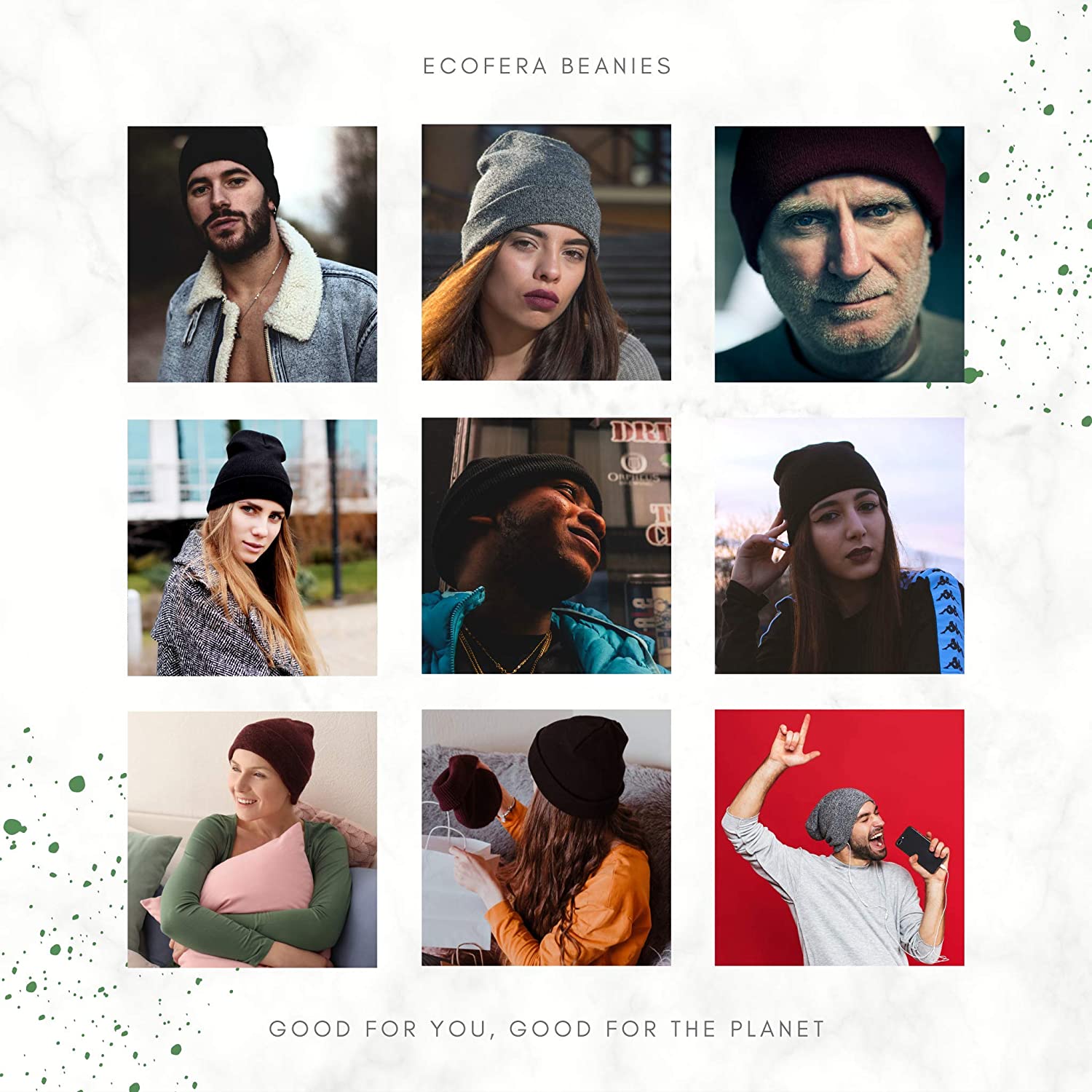 Eco-Friendly Knit Beanie Toboggan Hat 