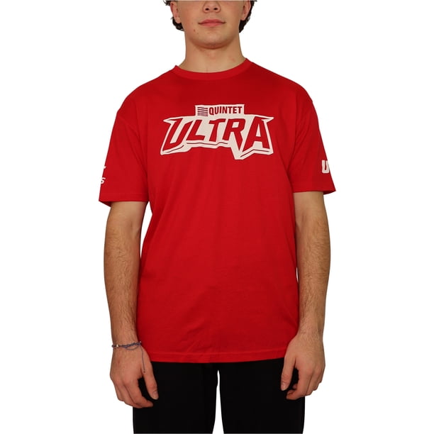 UFC Quintet Ultra Camiseta gráfica para hombre, roja, pequeña