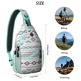 thumbnail image 5 of Artistic Abstract Sling Backpack for Women Men, Trendy Lightweight Crossbody Bag for Hiking and Everyday Use, 5 of 6