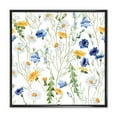 thumbnail image 1 of Designart Fleurs sauvages Camomille et Clover Bell II ART MURAL À CADRE FLOTTÉ, 1 of 4