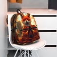thumbnail image 5 of Pofeuu Maple Leaf Meditating Fox Print Laptop Backpack Travel Canvas Backpack for School Lightweight and Comfortable Backpack College Backpack Schoolbag, 5 of 6