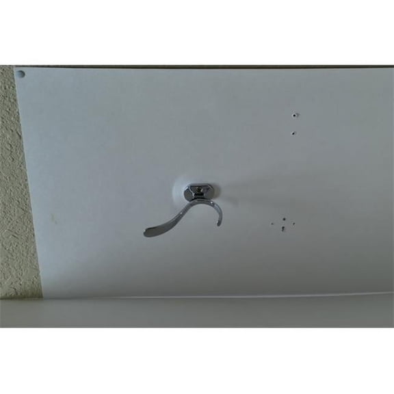 Residential Essentials 10605PC Vertical Double Robe Coat Hook- Polished Chrome