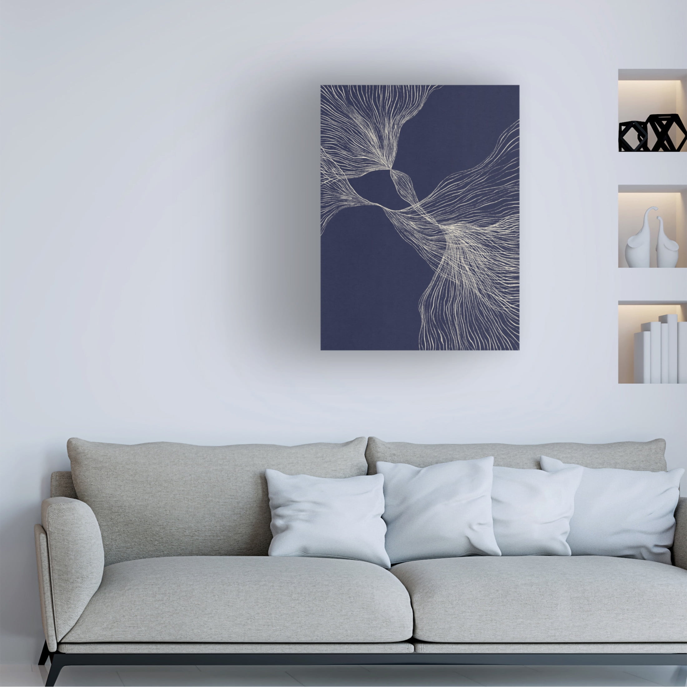 Trademark Fine Art Alisa Galitsyna Interaction 1 Canvas Wall Art