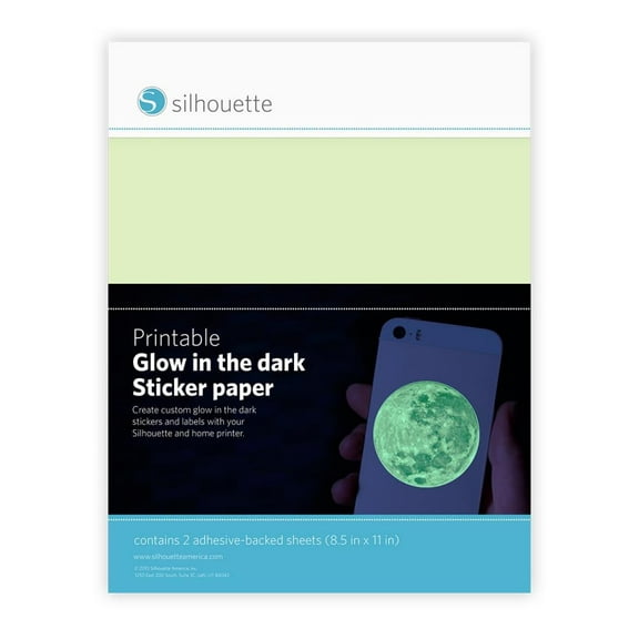 Silhouette Sticker Sheets - Glow-in-the-Dark
