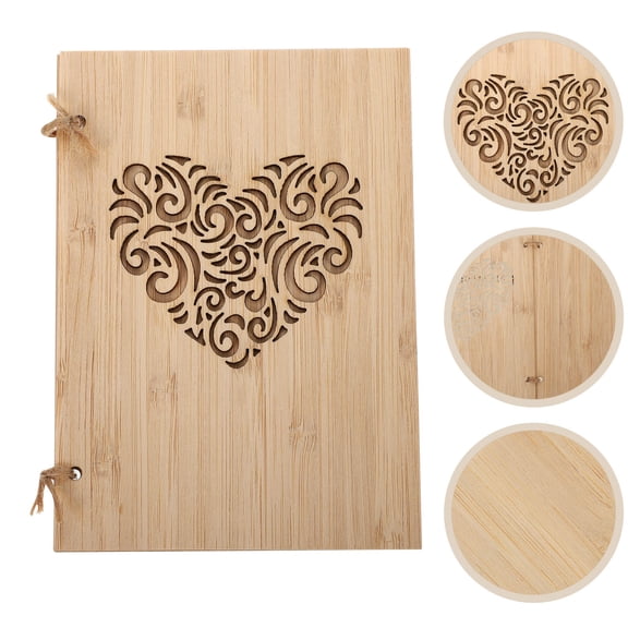 BESTYASH 1Pc Wooden Thank You Greeting Card with Simple Design for Home and Office Decoration