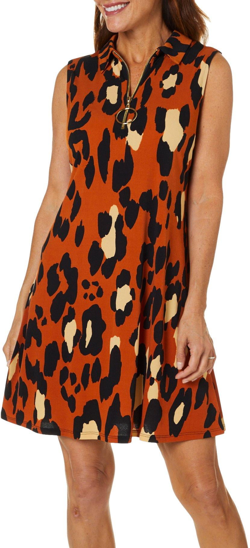 leopard dress walmart