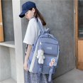 thumbnail image 3 of Mochila De Cuatro Piezas Para Mujer Versión Coreana Mori Simple, 3 of 4