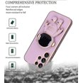 thumbnail image 6 of Compatible with Samsung Galaxy S23 Ultra Case Silicone TPU Plating, Samsung S23 Ultra Phone Case Cute Astronaut Pattern Cover with Stand for Women Girls (Purple), 6 of 14