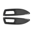 thumbnail image 2 of Side Indicator Repeater Frame Set, Easy Installation 2 Pcs Side Light Surrounds Anti UV Coating Anti Scratch  For Car Adaptations Glossy Black,Carbon Fiber Style, 2 of 8