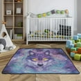 thumbnail image 3 of WOBOGO Beautiful Fantasy Wolf Baby Playmats Extra Large Waterproof Rollable Activity Pads for Toddlers 50×50inch, 3 of 7