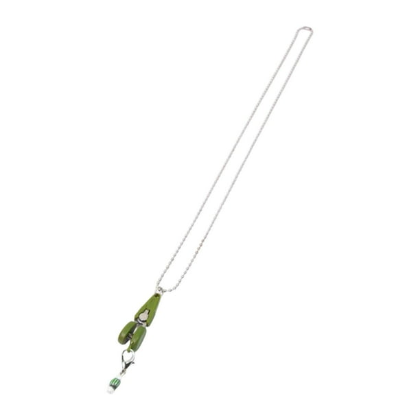 Mini tijeras de viaje versátiles con bolsillo, tijeras portátiles para colgar en el cuello con Verde