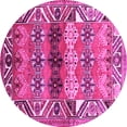 thumbnail image 1 of Ahgly Company Indoor Round Persian Pink Traditional Area Rugs, 4' Round, 1 of 4
