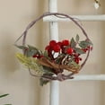 thumbnail image 5 of Fwttom Mini Christmas Wreaths, Christmas Decorations Scene Branch Mini Wreaths, Holiday Small Wreaths for Kitchen Cabinets, Windows, Christmas Tree Ornaments, 5 of 6