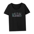 thumbnail image 4 of Camiseta para mujer Verano Activewear Cuello Redondo Trajes Suave Regular Fit Cuello Redondo SG, 4 of 7
