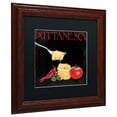 thumbnail image 3 of Trademark Fine Art "Italian Cuisine I" Canvas Art by Marco Fabiano Black Mat, Wood Frame, 3 of 5