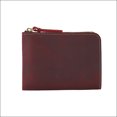 thumbnail image 3 of (black)Leather Card Pocket Wallet, Slim Zip Wallet (Max.12 Cards, Bills, Pocket) - Caramel, 3 of 5