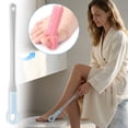 thumbnail image 4 of Long Handled Foot Washing Brush Soft Silicone Bristles for Cleaning Between Toes Exfoliating Dead Skin No Bending Required Shower Scrubber, 4 of 5