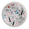 thumbnail image 1 of 4 Pcs Trees and Birds Knobs for Kitchen Cabinet Cupboard Dresser Bookcase Drawer Pulls Handles Round Home Decor, 1 of 5