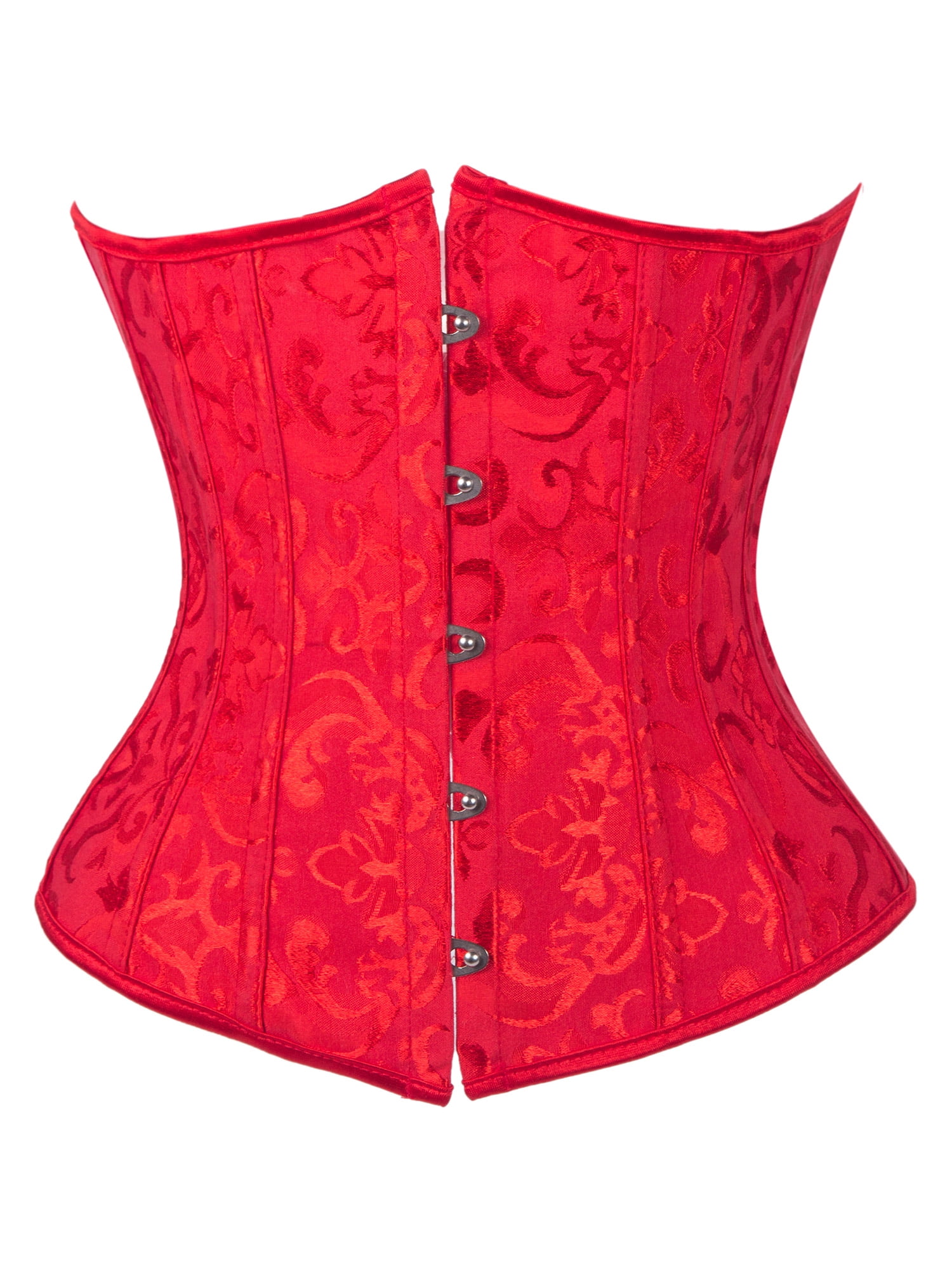 JANSION Women's Underbust Waist Cincher Corset Waist Training Brocade