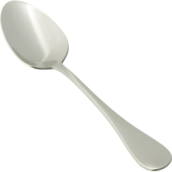 Winco Venice 12-Piece Table Spoon Set, European, 18-8 Stainless Steel