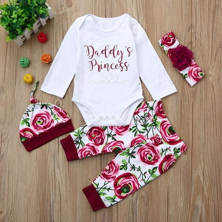 

KI-8jcuD Baby Boy Gifts Girl Outfits Clothes Tops+Floral Pants Set Hat Letter Romper Baby Boys Outfits&Set Kids Track Suit Boys Sweatsuit 4T Babies Jackets Girls Baby Winter Baby Stuff For Newborns