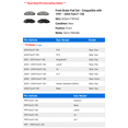 thumbnail image 2 of Front Brake Pad Set - Compatible with 1997 - 2004 Ford F-150 1998 1999 2000 2001 2002 2003, 2 of 2
