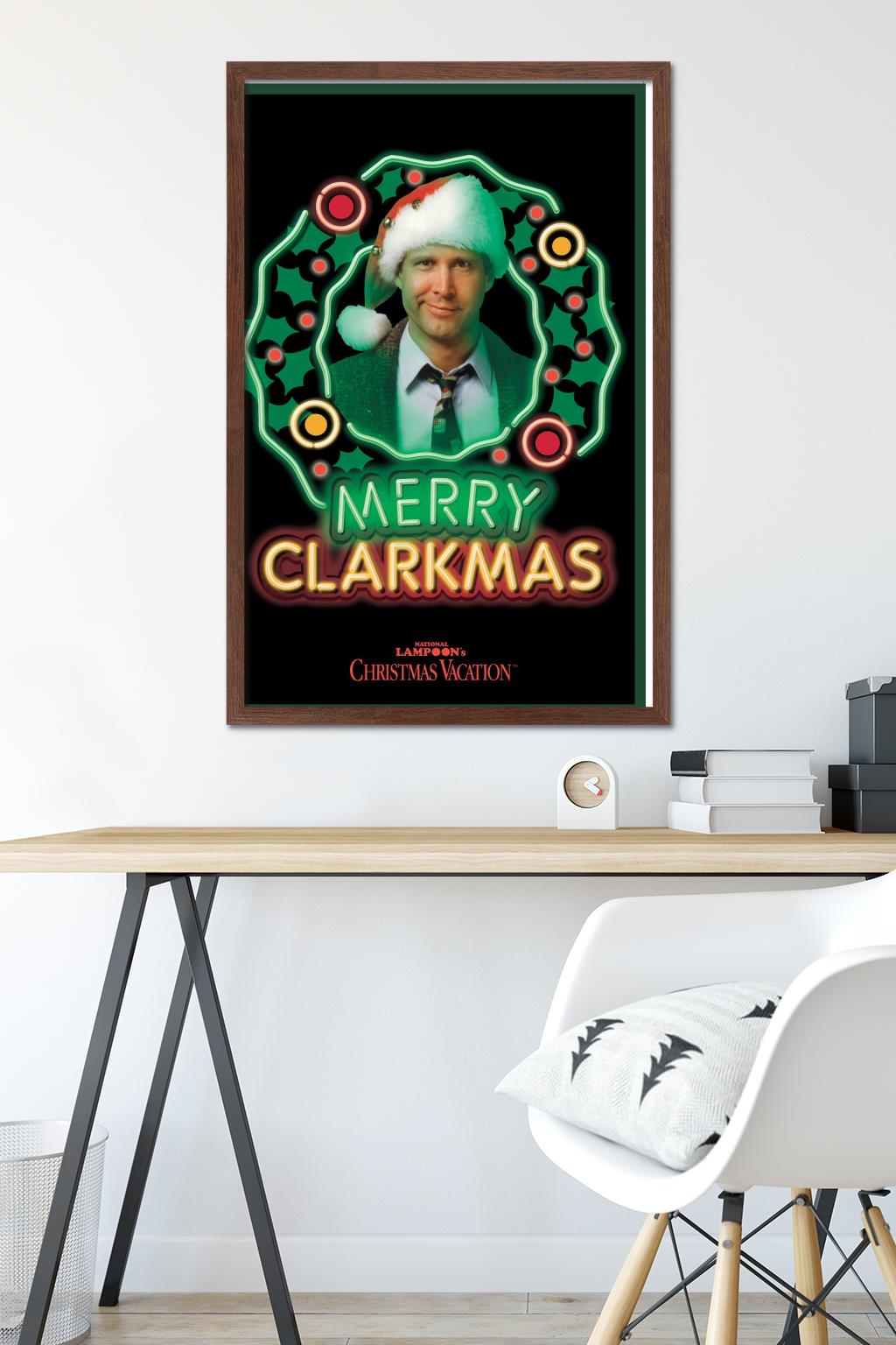 National Lampoon's Christmas Vacation - Clark Wall Poster, 22.375" x 34", Framed