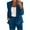 Sky Blue, variant on Mlzmgr Plus Size Womens Blazers Long Sleeve Open Front Business Work Suit Jackets Elegant Office Blazers S-5XL