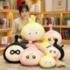 thumbnail image 2 of 1pc Kawaii Egg Anime Plush Pillow Cartoon Anime Figure Stuffed Plush Doll Cute Pink Black Round Ball Soft Pillow For Kids Gifts, 2 of 3