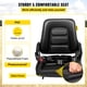 thumbnail image 3 of Asiento de montacargas ajustable universal VEVOR con cinturón de seguridad, reemplazo de asiento de suspensión completa para asiento mecánico pesado, 3 of 9