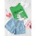 thumbnail image 3 of I Believe In Unicorn Design T-Shirt Toddler -Image by Shutterstock,  2 Toddler, 3 of 4
