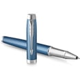 thumbnail image 1 of Bolígrafo Parker Punta Fina Gris Azulado con Adornos Cromados Unisex, 1 of 4