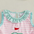 thumbnail image 4 of TOWED22 Infant Girl Sweet Summer Clothes 2 Piece Outfits Sleeveless Tank Tee and Shorts Adorable Casual Sets(Light Green,6-12 M), 4 of 7