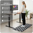 thumbnail image 2 of GALMAXS7 Kitchen Rug and Mat Kitchen Mat Non Slip Anti Fatigue Mats for Kitchen,17"x28",Black, 2 of 9