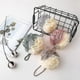 thumbnail image 5 of Paquete de 4 esponjas de baño de lufa con malla de encaje, esponjas de lufa, surtido de esponjas de lufa de baño multicolor para una piel sedosa, espuma de limpieza completa, lujoso accesorio de baño, 5 of 5