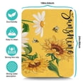 thumbnail image 4 of Washable Rubber Sunflower Cute Floral Dish Drying Mats for Kitchen Counter Home Large Coffee Bar Pad Accessories and Decor for Utensils Stemware 18''x24'', 4 of 7