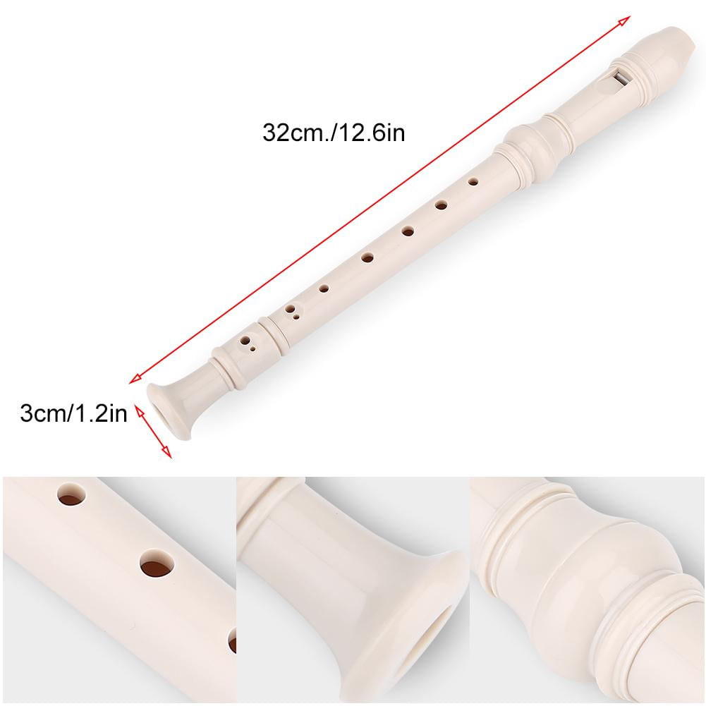 Ccdes treble recorder, musical recorder,8 Holes High Pitch Soprano Recorder Flute ABS
