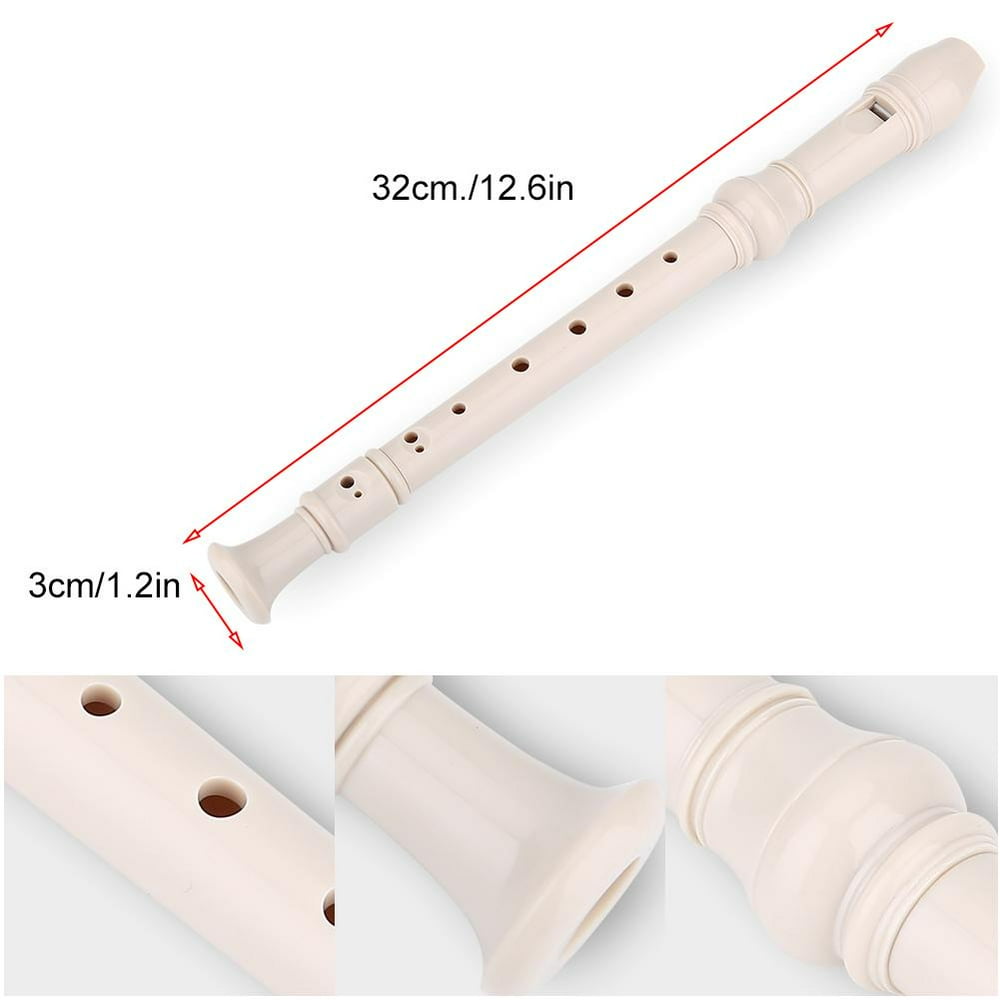 Ccdes treble recorder, musical recorder,8 Holes High Pitch Soprano Recorder Flute ABS