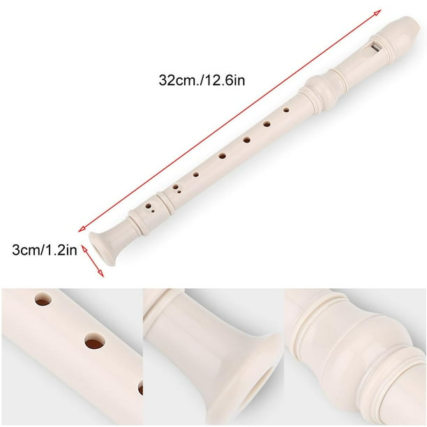 Ccdes treble recorder, musical recorder,8 Holes High Pitch Soprano Recorder Flute ABS
