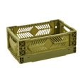 thumbnail image 1 of WRKEKC Clearance Foldable Mesh Storage Basket - Stackable Kitchen/Refrigerator Organizer with Industrial Style, Multipurpose Desktop Tote, 1 of 6