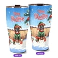 thumbnail image 2 of Merry Christmas Woofmas Xmas Noel Boxer Elf Candy Cane Snow 30oz Stainless Steel Tumbler Insulated Cup with Lid Boxers Dog Lover Gifts Idea - 13017, 2 of 5
