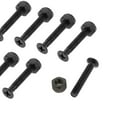 thumbnail image 3 of jinwen 2x8 Pcs Vis de Quincaillerie pour Installation de Roues de Longboard Planche à Roulettes Camion Noir, Noir, 2 Pcs, 3 of 9