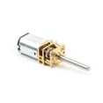 thumbnail image 4 of Eigraketly Motor de engranaje N20 de eje largo de 12V CC, 20mm, 60RPM/120RPM/200RPM/300RPM/1000RPM, Motor de reducción para cámara de Robots DIY Type2 NO2, 4 of 6