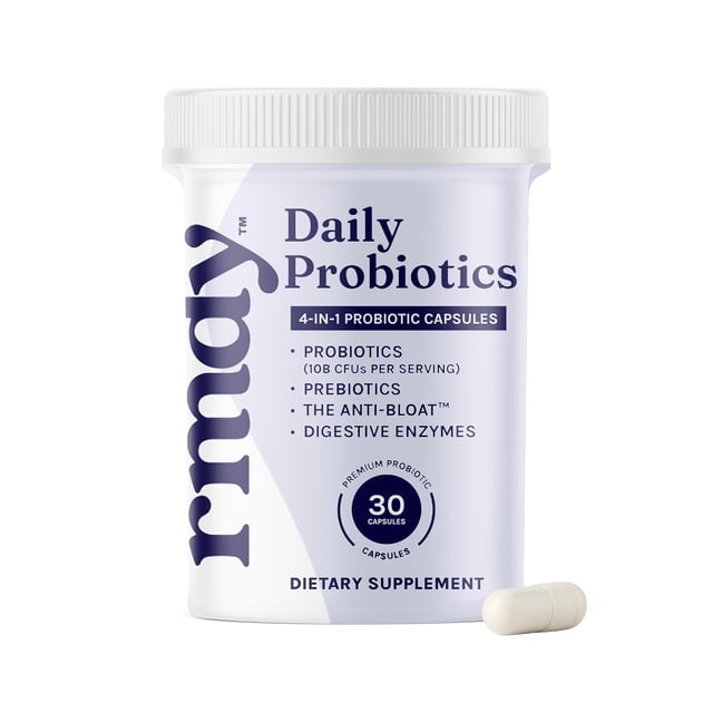 Probiotico rmdy Alivio Digestivo Estreñimiento Hinchazon Gases 30 Capsulas