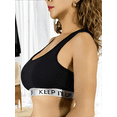 thumbnail image 4 of Set de 2 Bras Mujer Unitalla Con Copas Push Up Peto Medio Comodidad Sin Varilla, 4 of 5