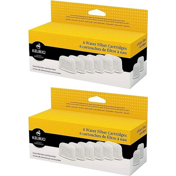 Keurig Six Water Filter Cartridges (12 filters)